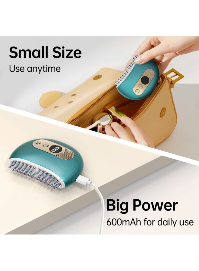 آيسيلي منتجات تخفيف آلام مفصل الفك والفك، جهاز تدليك 3 في 1 لتخفيف آلام الفك والرقبة، مزود بخاصية الاهتزاز والتدفئة ووضع بلس، تصميم مريح متعدد الإبر لتخفيف آلام الفك والرقبة، وتخفيف صرير الأسنان والضغط عليها، لون أخضر - Image 2